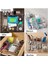 9 Parça Banyo Kozmetik Takı Düzenleyici Makyaj Organizer - Modüler Çekmece Içi Düzenleyici 2