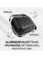 Airpods Pro 1.nesil Kulaklık Kılıfı Uyumlu Armor Metal Aleminyum Çerçeveli Anahtarlıklı Ip Askılı Kançalı 4