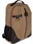 9128 Canvas Su Geçirmez Kumaş Sırt Çantası Bej 2