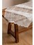 Aleyna Home Taç Şantuk Kullanıma Hazır 1/2,5 Normal Pile Örme Tül Perde Tek Kanat - Krem 100 x 240 cm 1