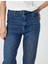 Yüksek Bel Kot Pantolon Hafif Dar Kesim - Mom Slim Jean 5