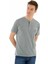Erkek Regular Fit Parça Boyama Bisiklet Yaka Tişört Y25344490001 4
