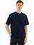 Erkek Oversize Bisiklet Yaka Tişört Y25344403901 3