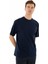 Erkek Oversize Bisiklet Yaka Tişört Y25344403901 5