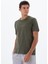 Erkek Regular Fit Bisiklet Yaka Tişört Y25344404601 4