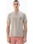 Erkek Regular Fit Parça Boyama Bisiklet Yaka Tişört Y25344490001 1