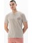 Erkek Regular Fit Parça Boyama Bisiklet Yaka Tişört Y25344490001 4