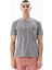 Erkek Regular Fit Parça Boyama Bisiklet Yaka Tişört Y25344490001 1