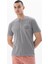 Erkek Regular Fit Parça Boyama Bisiklet Yaka Tişört Y25344490001 5
