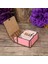 Ramazan Kerim Mini Ahşap Kutu & Mini Kur'an-I Kerim Pembe (8X7CM) 1