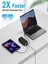 20,000mAh Güneş Enerjili Powerbank - 2 USB, Mikro, Lightning, iPhone ve Type-C Kablolu Taşınabilir 2