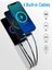 20,000mAh Güneş Enerjili Powerbank - 2 USB, Mikro, Lightning, iPhone ve Type-C Kablolu Taşınabilir 4