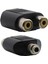 Dişi Stereo Rca Dişi Çevirici 2x Rca Dişi Aux Dişi Jack 3.5 mm Dişi 2 Rca Dişi Jack 1
