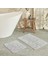 Elegant Paspas Set 50 x 80 - 50 x 40 cm Gri 1