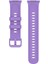Huawei Watch Fit 2 Uyumlu Spor Jel Silikon Kordon Lila 2