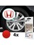 Honda S2000 Pilot Crz Oem Için Jant Logosu Sticker Set (Logo :2.5 Inch (6.34 Cm) / Jant Kapak Çapı: 3 Inch) (Açıklamayı Okuyunuz) 5