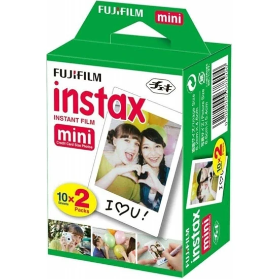 Fujifilm Instax Mini 7-8-9-10-11-12 Uyumlu 20'li Film