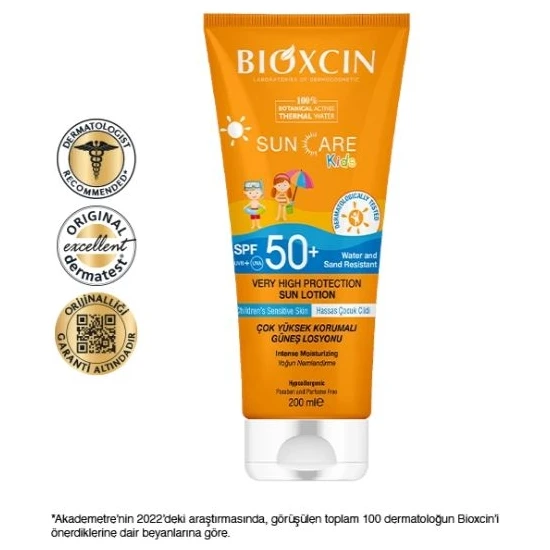 Bioxcin Sun Care Çocuklar Için  Spf 50+ Güneş Kremi 200 ml