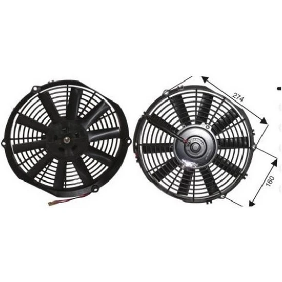 Dodo Üniversal Fan Motoru  11 12V RFM1100