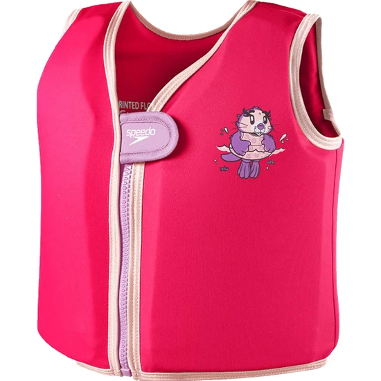 Speedo Printed Float Vest Iu Pink/purple Can Yeleği