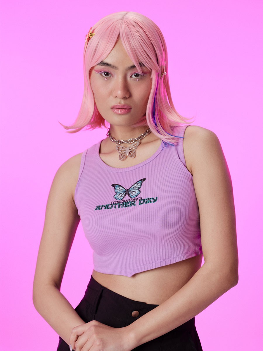 Loft Long Crop Kadın Bluz U.kol görsel 2