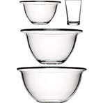 Paşabahçe Arda Türkmen'in Beyaz Hazırlık Seti 4 Parça Cam Malzeme ile Mutfak İçin İdeal P259035-1081466