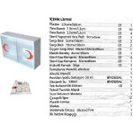 İpekel Plastik Ecza Dolabı Lux Beyaz + Ilkyardım Içerik Paketi Full Set