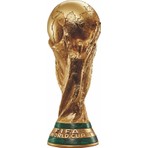 Uğur Mobilya 3D Fifa Dünya Kupası Altın Mini Boy 15 cm Plastik Modeli ile Dekoratif Süslü (Içi Dolu)