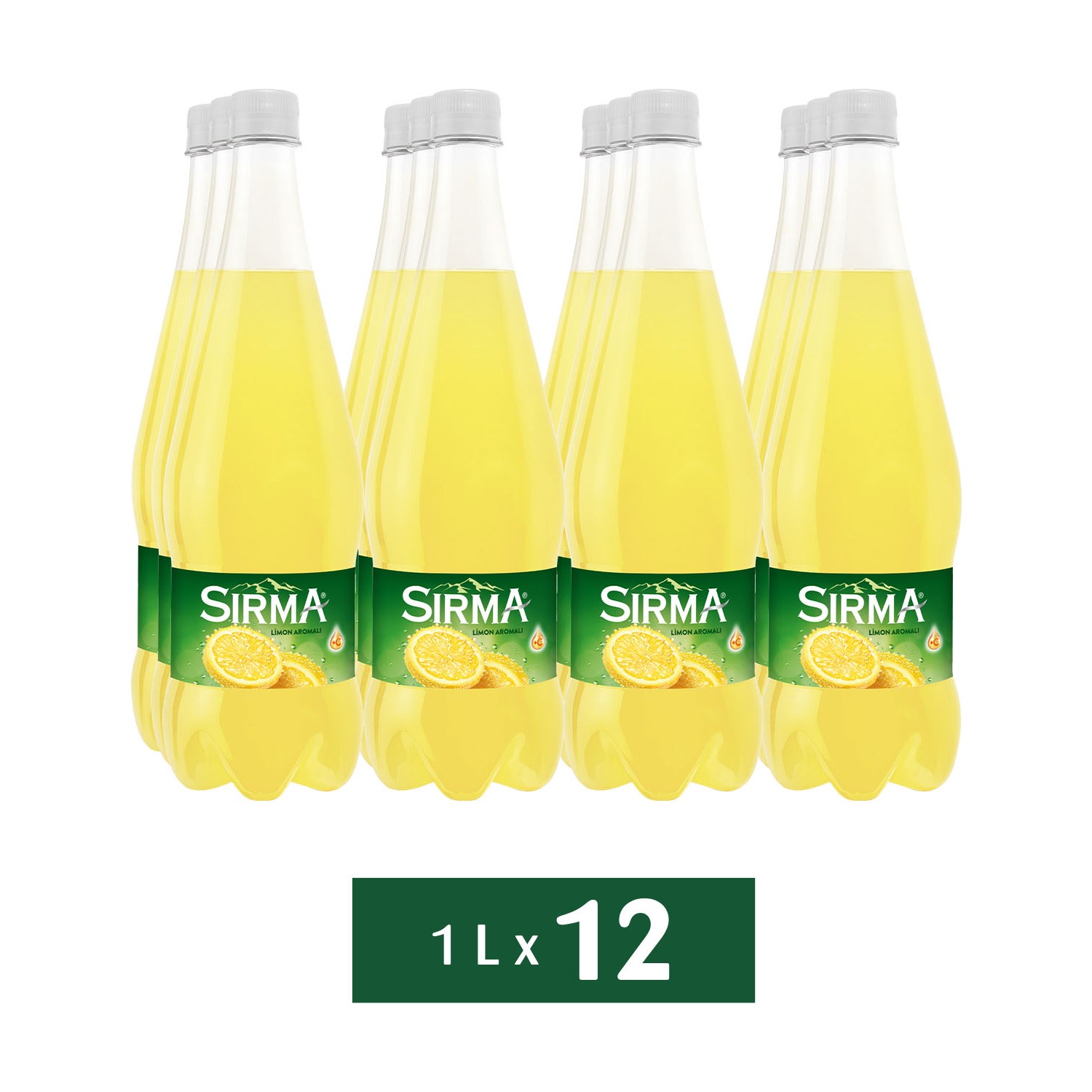 Sırma C Vitaminli Limon Aromalı Maden Suyu 12X1 Litre