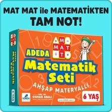 Adeda Yayıncılık Adeda Matematik Seti 6 Yaş - Osman Abalı (Ahşap Materyalli)