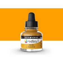 Daler Rowney System 3 Sıvı Akrilik Mürekkep Boya 29.5ml 663 Yellow Ochre
