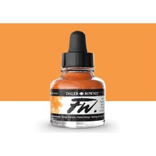 Daler Rowney Fw Acrylic Artist Ink 29.5ml Flame Orange 687