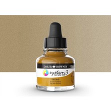 Daler Rowney System 3 Sıvı Akrilik Mürekkep Boya 29.5ml 701 Gold