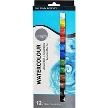 Daler Rowney Tüp Suluboya Seti - 12LI