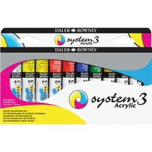 Daler Rowney System 3 Akrilik Boya Başlangıc Seti 10 x 22ML
