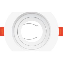 Hero Led Marbella Yuvarlak Beyaz Dekoratif Spot Kasası