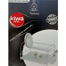 Kiwa Salsa Model Kiwa Bulaşık Sepeti Çift Katlı Tabaklık