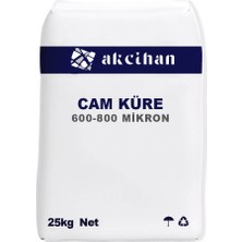 Akcihan Kumlama Kumu Cam Küre 600-800 Mikron 25 Kg.