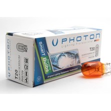 Photon T20 21W 12V Tek Devre Amber Ampül