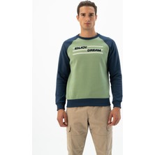 Ar-ma Erkek Büyük Beden Bisiklet Yaka Sweatshirt K24124884401