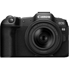 Canon Eos R8 + Rf 24-50MM F4.5-6.3 Is Stm Fotoğraf Makinesi (Canon Eurasia Garantili)