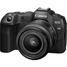 Canon Eos R8 + Rf 24-50MM F4.5-6.3 Is Stm Fotoğraf Makinesi (Canon Eurasia Garantili)