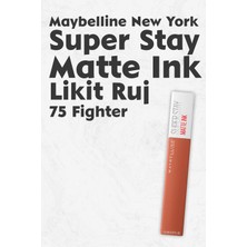 Maybelline New York Super Stay Matte Ink Likit Mat Ruj 75 Fighter