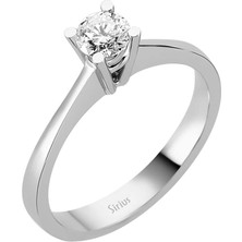 Sirius Pırlanta E Renk 0,39 Karat Pırlanta Tektaş YÜZÜK0417R0172