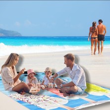 Okavango Masa Örtüsü, Piknik Örtüsü, Kalsik Masa Örtüsü, Kamp Örtüsü Dondurmalı 150CM-200CM