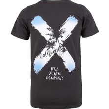 BRZ Collection Erkek Çocuk Arka Baskılı Kısa Kollu T-Shirt