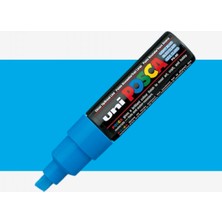 Uni Posca Marker Kalem Pc-8k (8mm) Açık Mavi
