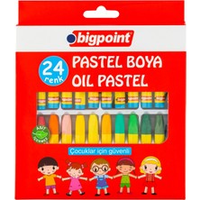 Bigpoint Yağlı Pastel Boya 24 Renk