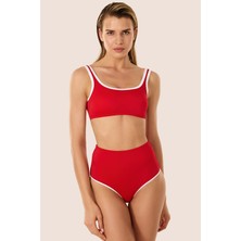 Ayyıldız 3426 Kırmızı Atlet Bikini