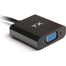 Tx HDMI To VGA ve Ses Aktif Dijital-Analog Dönüştürücüsü (Tx-Hd-Ahdmıxvga